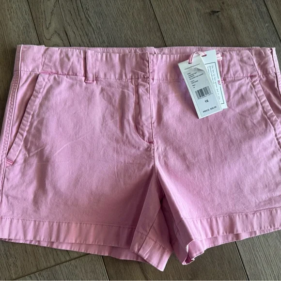 Vineyard Vine & J.Crew pink shorts New with tags size 4-6 - Picture 3 of 9